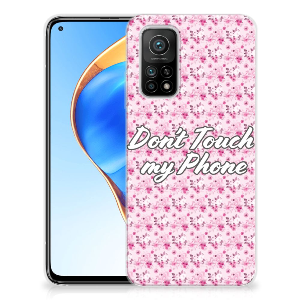 Xiaomi Mi 10T | 10T Pro Silicone-hoesje Flowers Pink DTMP