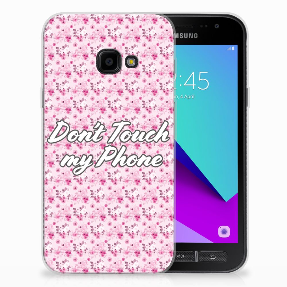 Samsung Galaxy Xcover 4 | Xcover 4s Silicone-hoesje Flowers Pink DTMP