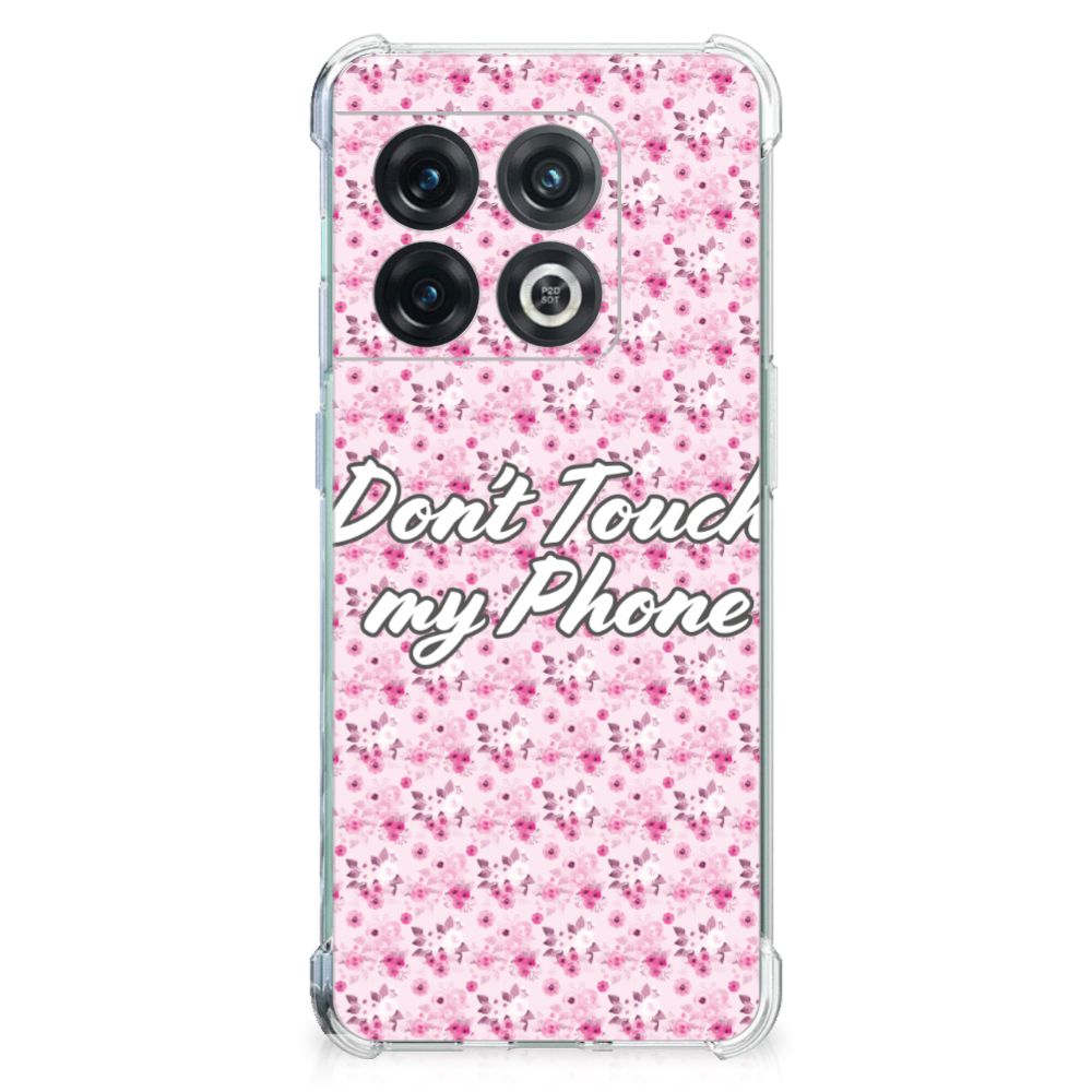OnePlus 10 Pro Anti Shock Case Flowers Pink DTMP