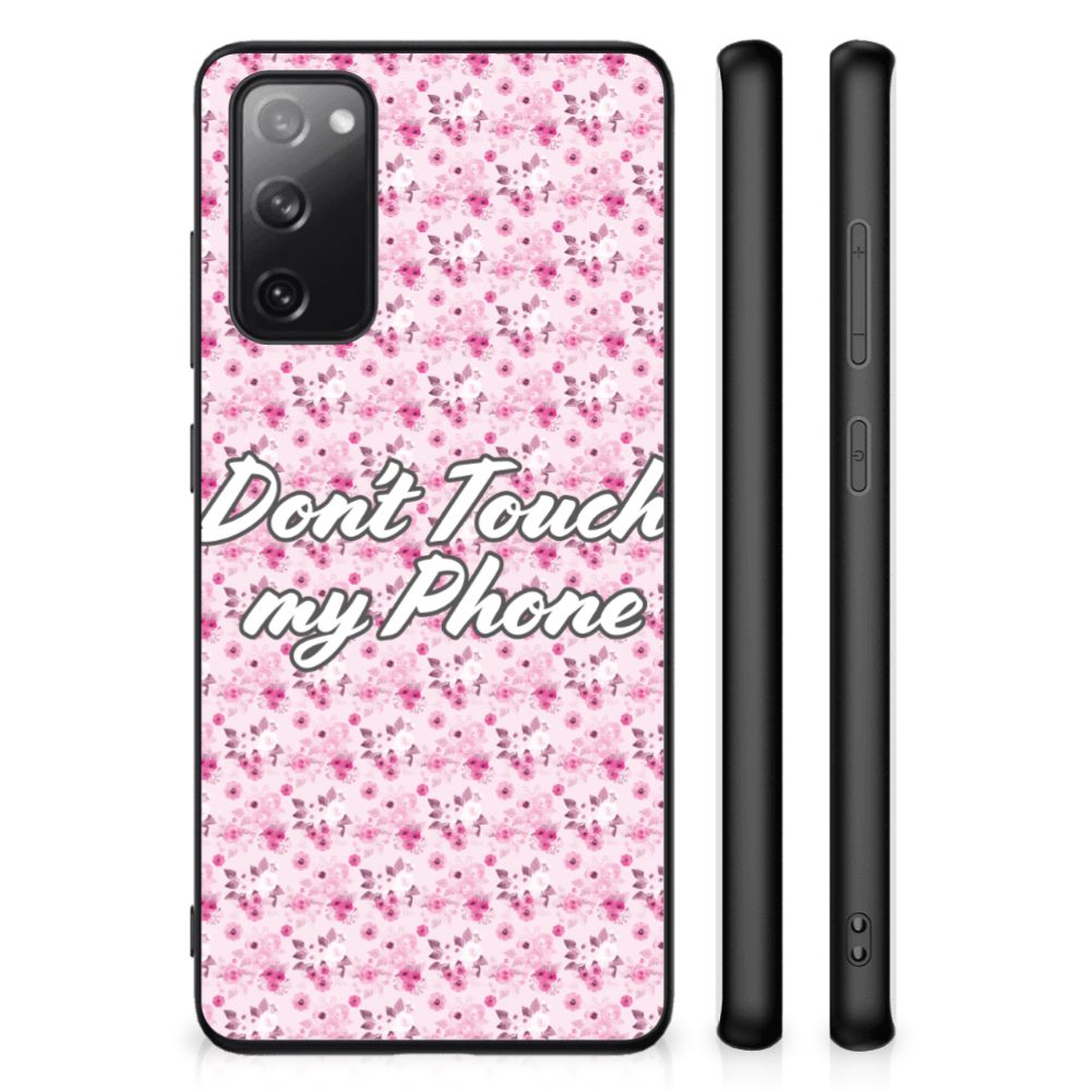 Samsung Galaxy S20 FE Telefoon Hoesje Flowers Pink DTMP
