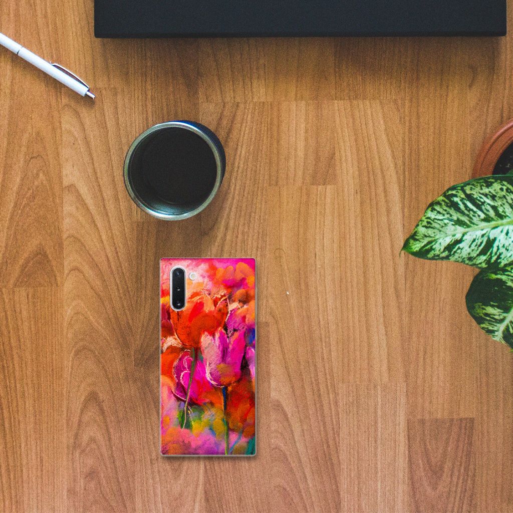 Hoesje maken Samsung Galaxy Note 10 Tulips