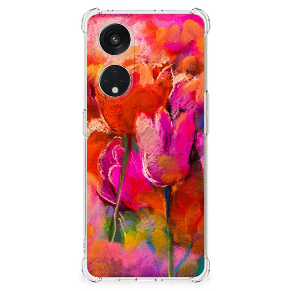 Back Cover OPPO A98 Tulips