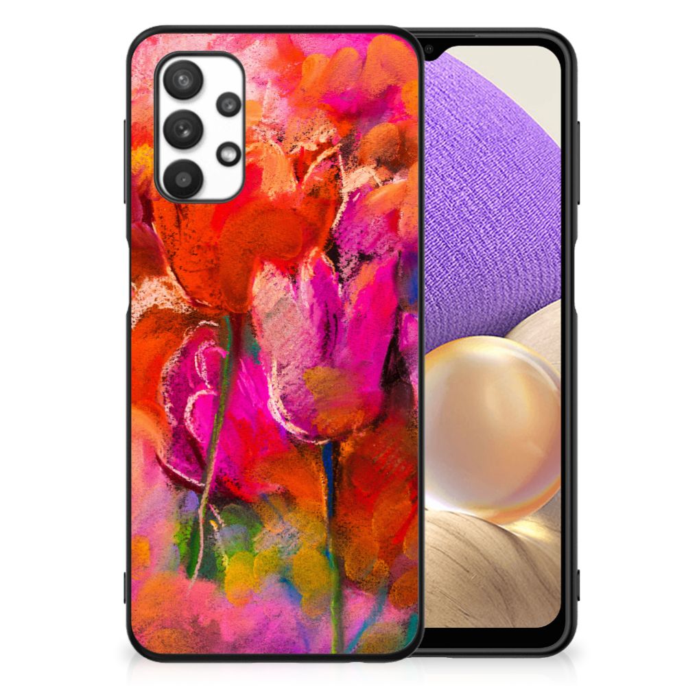 Kleurrijke Telefoonhoesje Samsung Galaxy A32 5G Tulips
