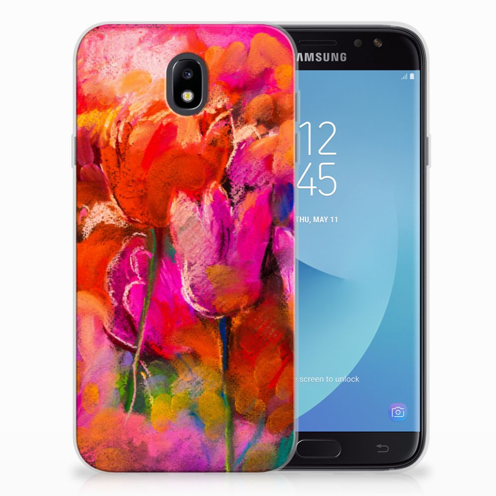 Hoesje maken Samsung Galaxy J7 2017 | J7 Pro Tulips