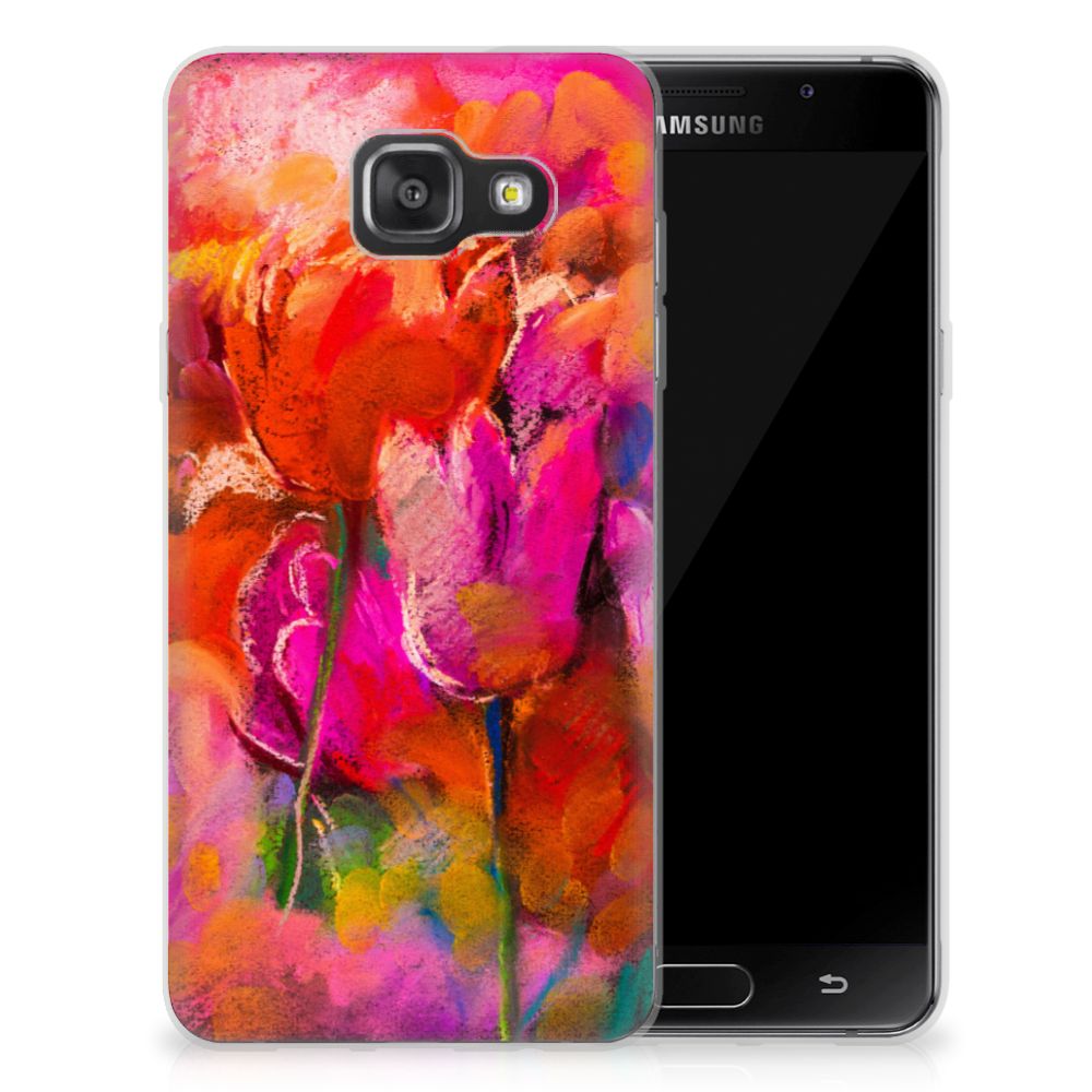 Hoesje maken Samsung Galaxy A3 2016 Tulips