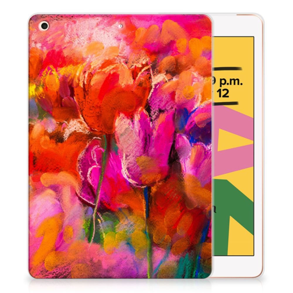 Tablethoes Apple iPad 10.2 | iPad 10.2 (2020) | 10.2 (2021) Tulips