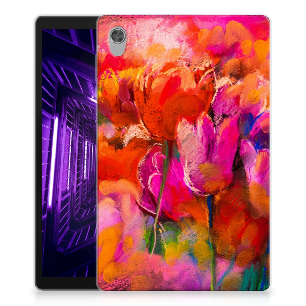Tablethoes Lenovo Tab M10 HD (2de generatie) Tulips