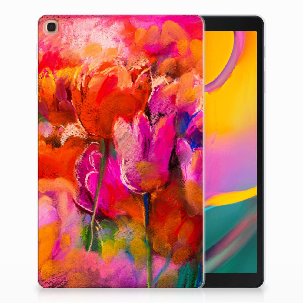 Samsung Galaxy Tab A 10.1 (2019) Tablethoesje Design Tulips