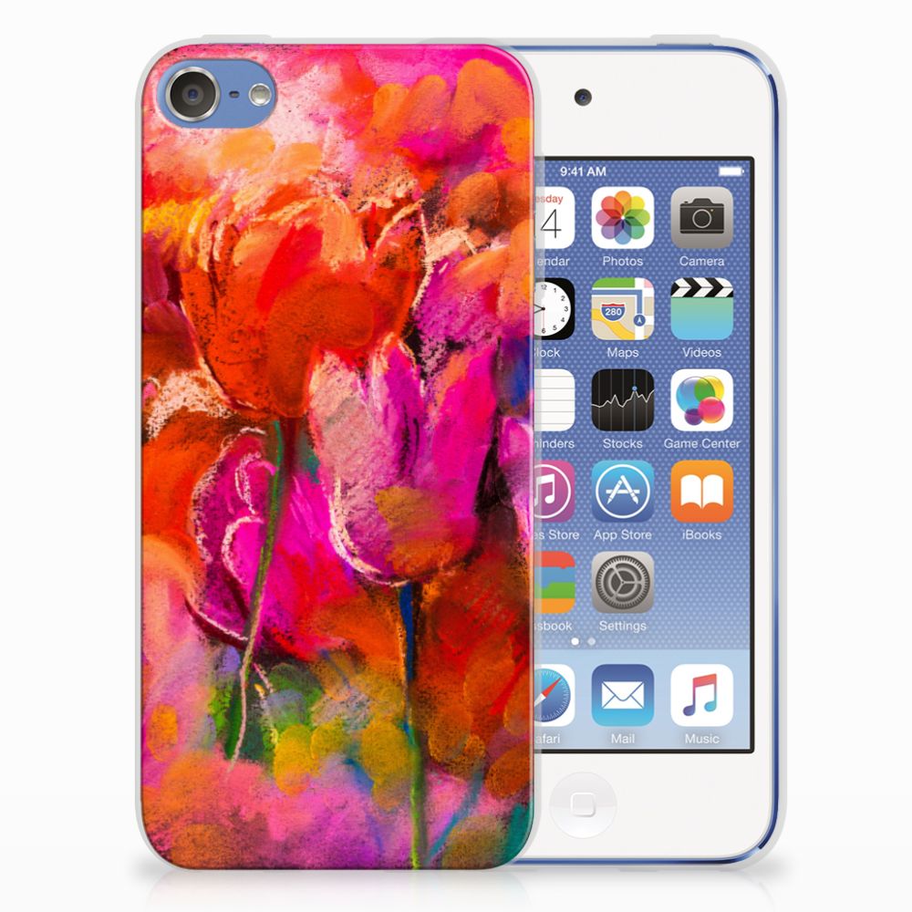 Apple iPod Touch 5 | 6 TPU Hoesje Design Tulips
