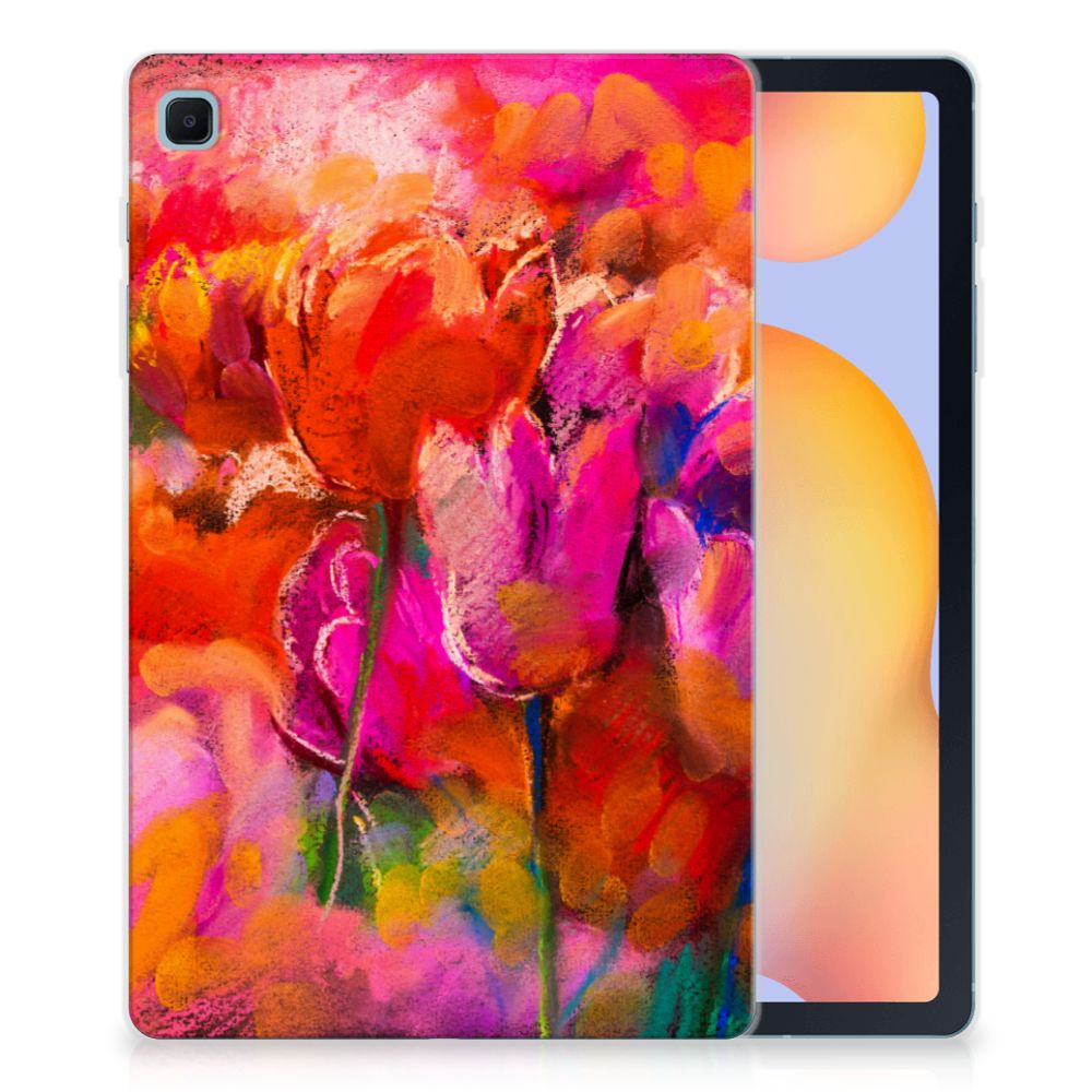Tablethoes Samsung Galaxy Tab S6 Lite | S6 Lite (2022) Tulips