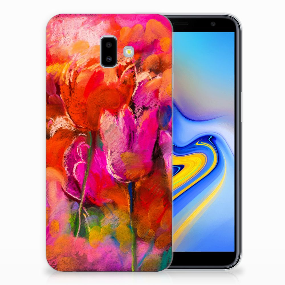 Hoesje maken Samsung Galaxy J6 Plus (2018) Tulips