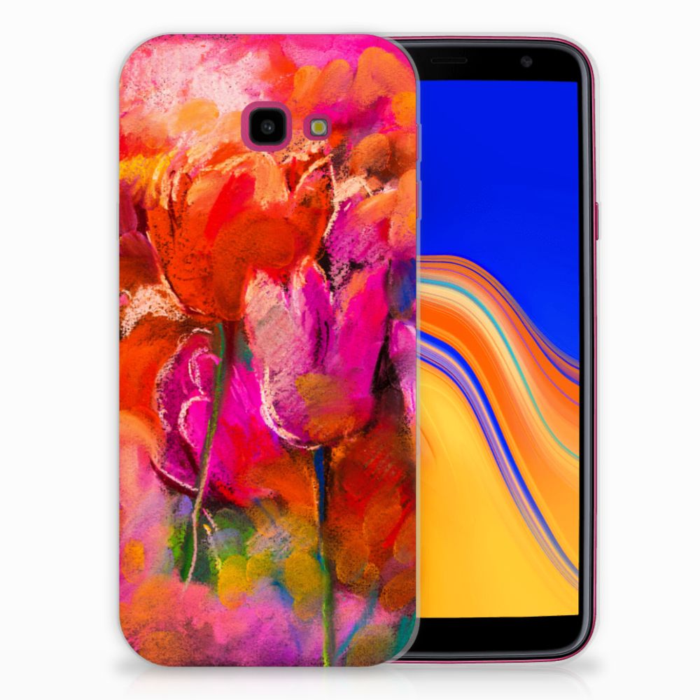 Hoesje maken Samsung Galaxy J4 Plus (2018) Tulips