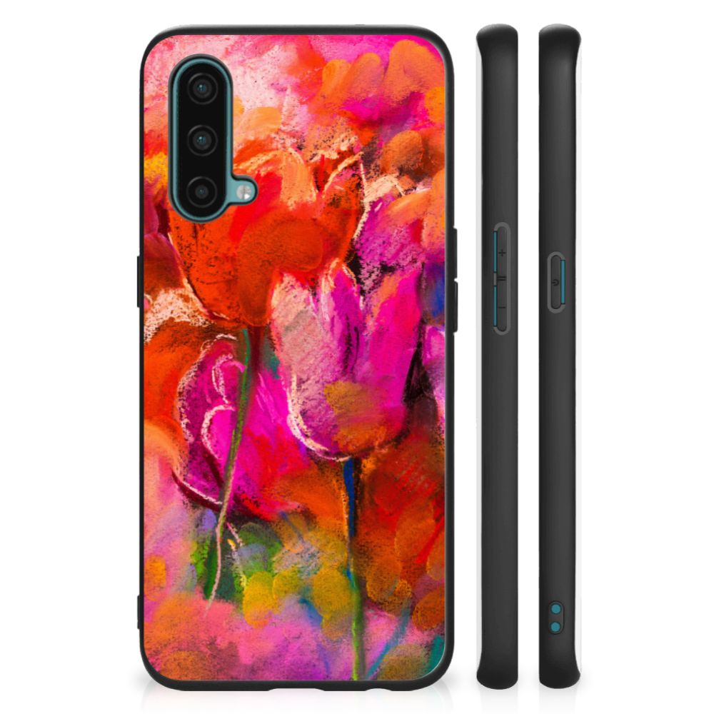 Kleurrijke Telefoonhoesje OnePlus Nord CE 5G Tulips