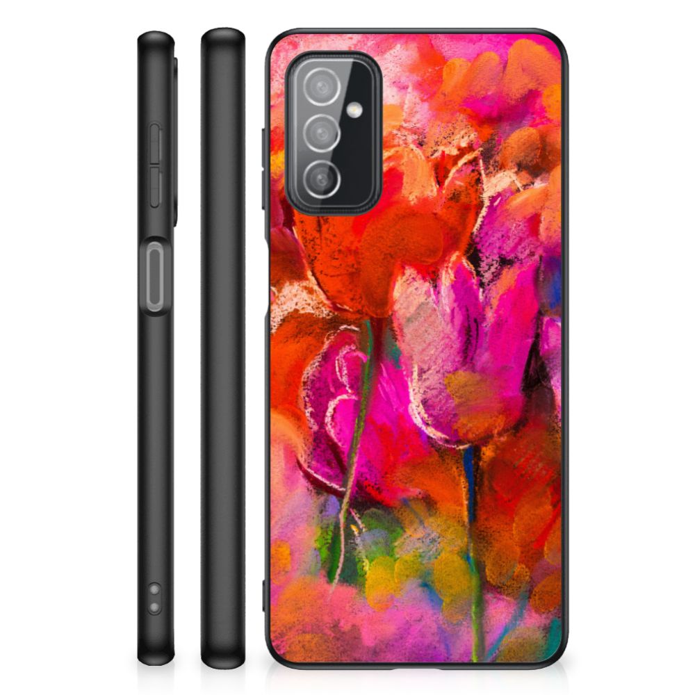 Kleurrijke Telefoonhoesje Samsung Galaxy M52 Tulips