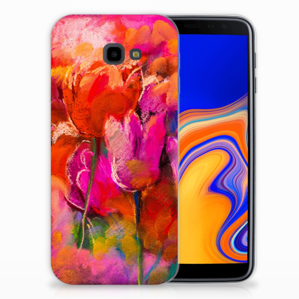 Hoesje maken Samsung Galaxy J4 Plus (2018) Tulips