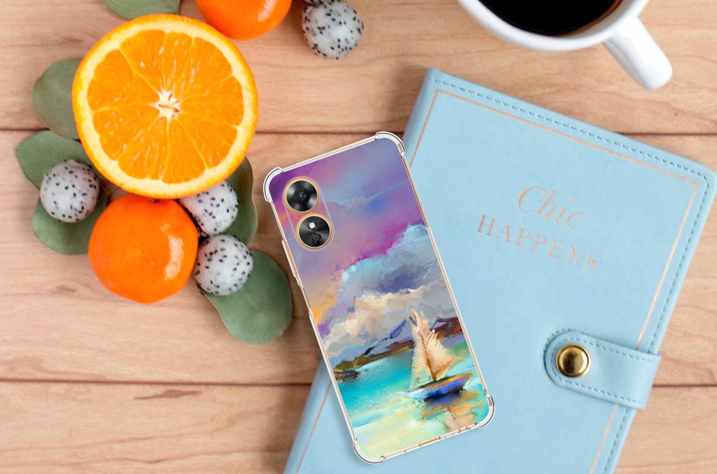 Back Cover OPPO A17 Boat