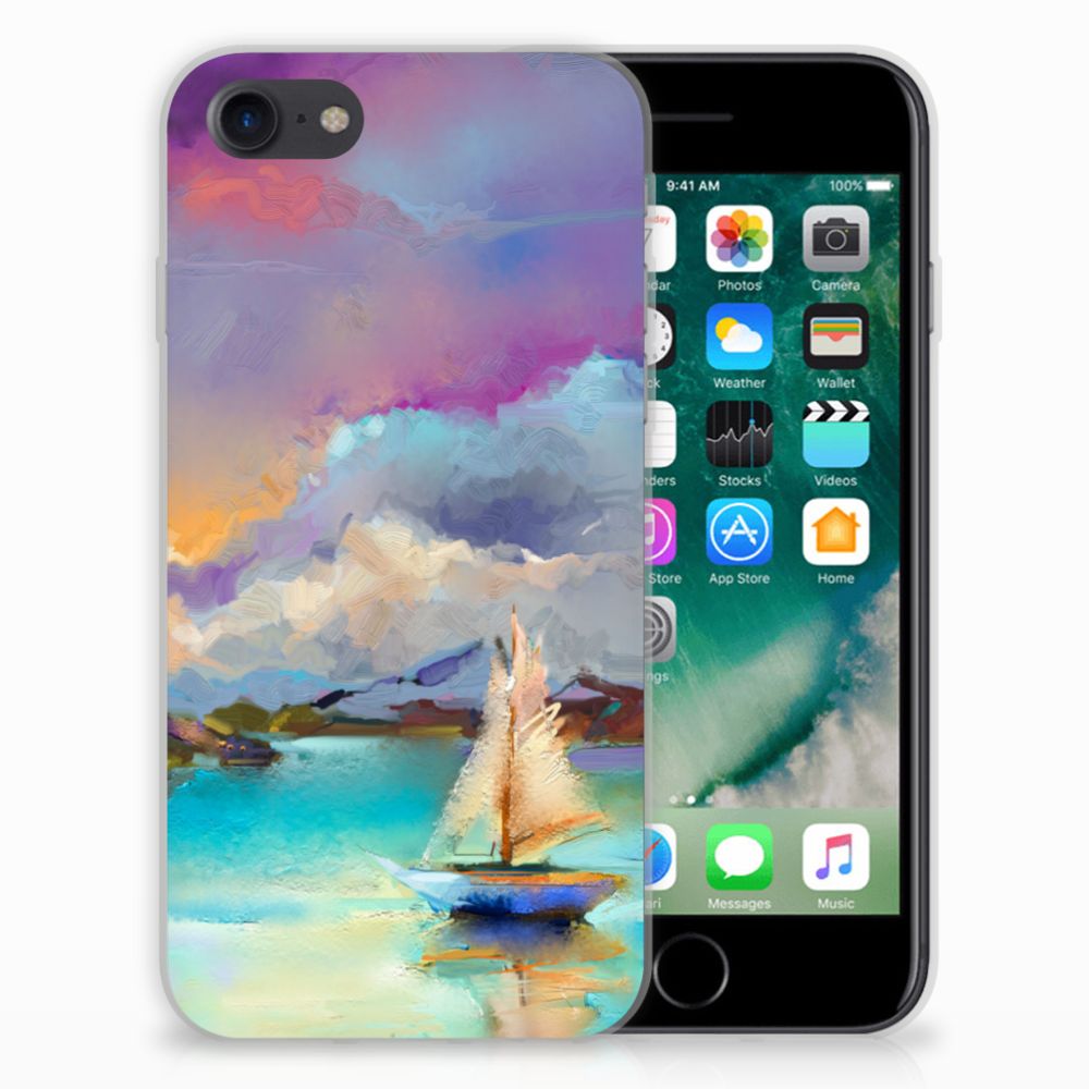 Apple iPhone 7 | 8 Uniek TPU Hoesje Boat