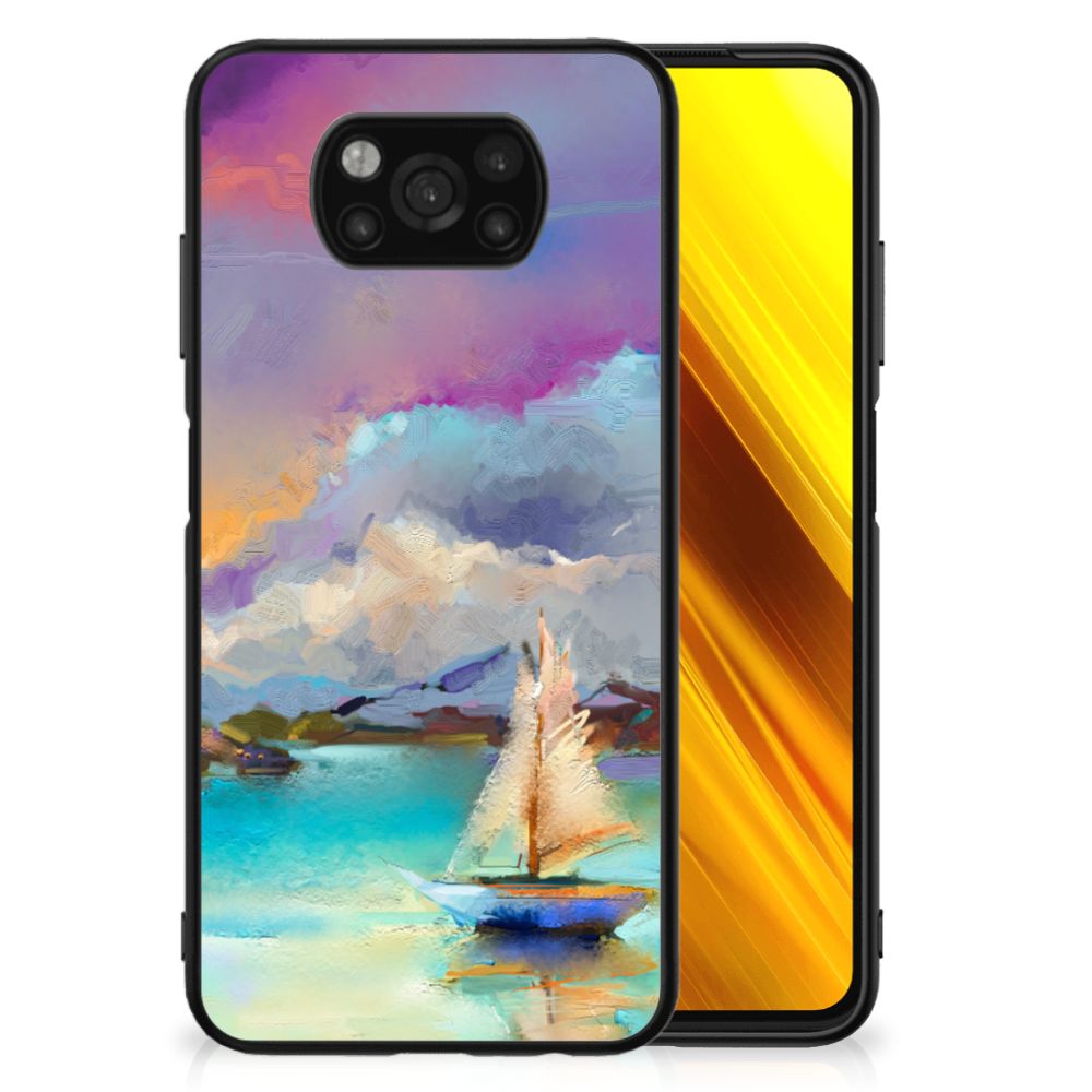 Kleurrijke Telefoonhoesje Xiaomi Poco X3 | X3 Pro Boat