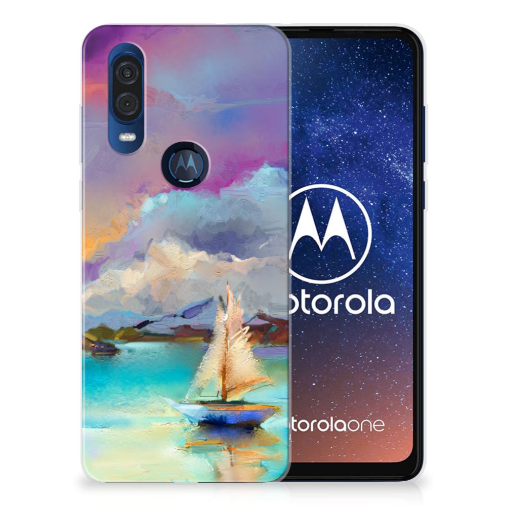 Hoesje maken Motorola One Vision Boat