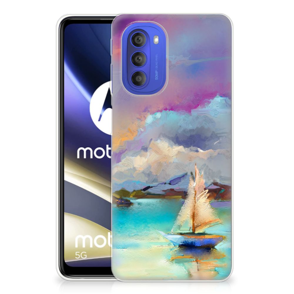 Hoesje maken Motorola Moto G51 5G Boat