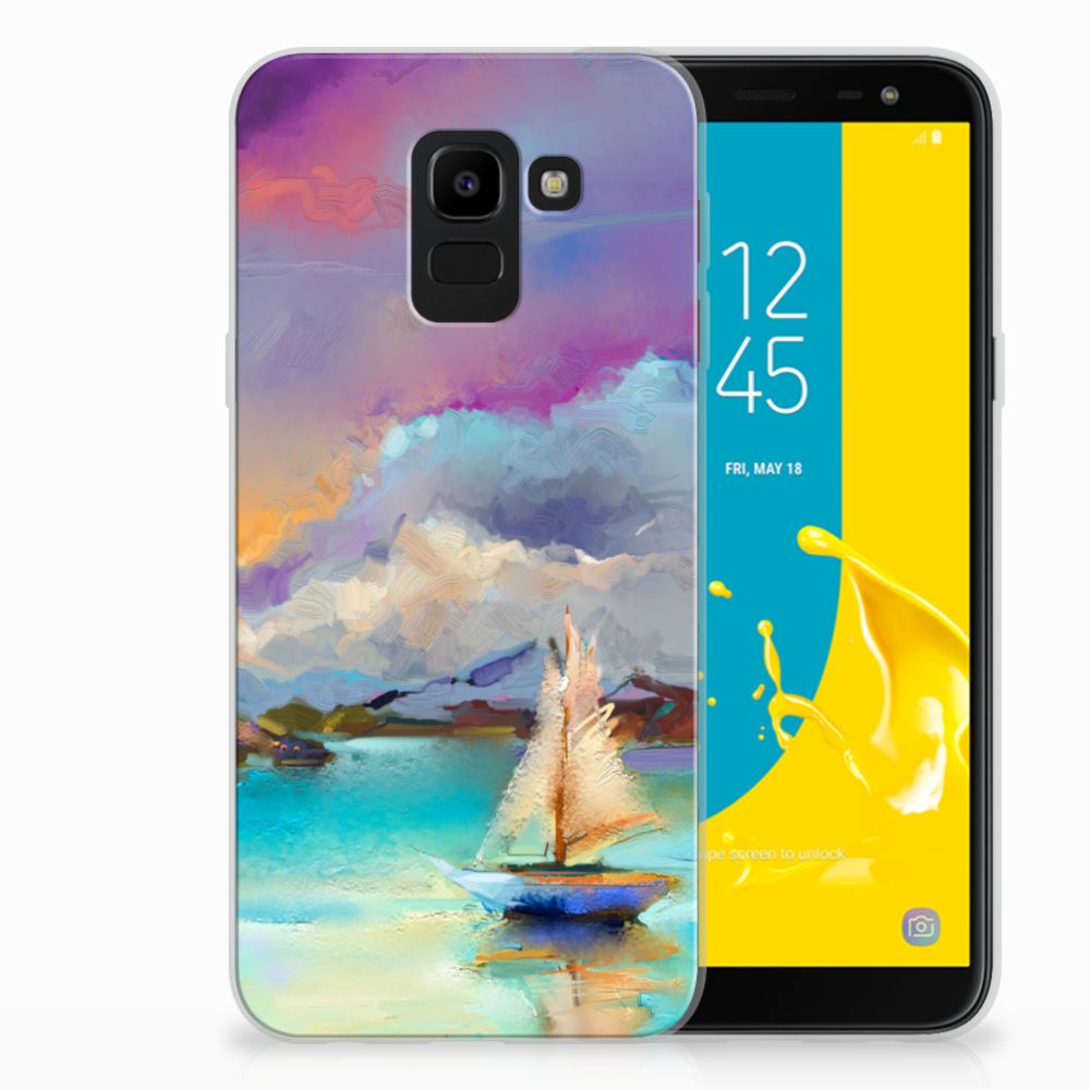 Samsung Galaxy J6 2018 Uniek TPU Hoesje Boat