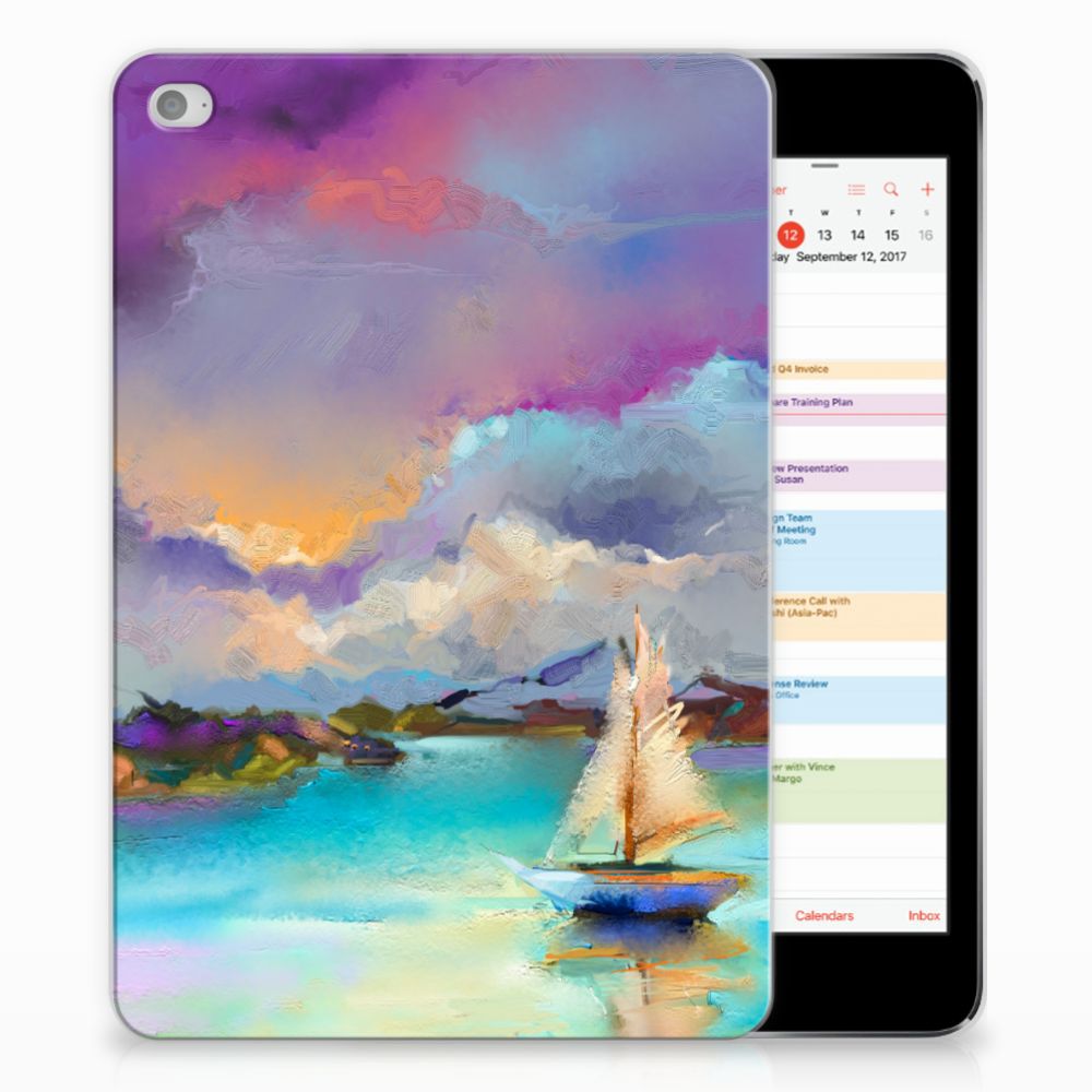 Apple iPad Mini 4 Uniek Tablethoesje Boat