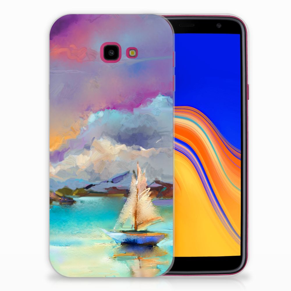 Samsung Galaxy J4 Plus (2018) Uniek TPU Hoesje Boat