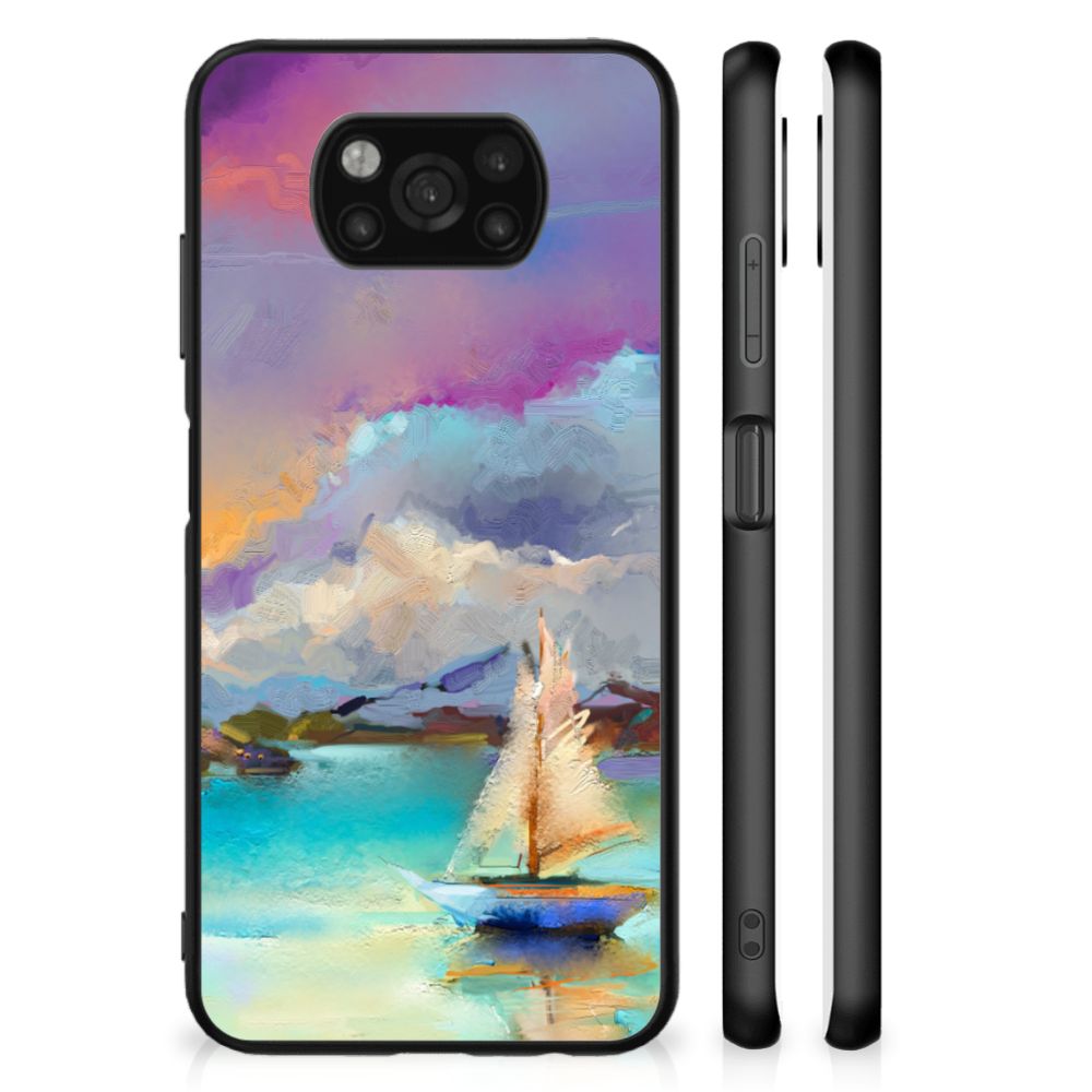 Kleurrijke Telefoonhoesje Xiaomi Poco X3 | X3 Pro Boat