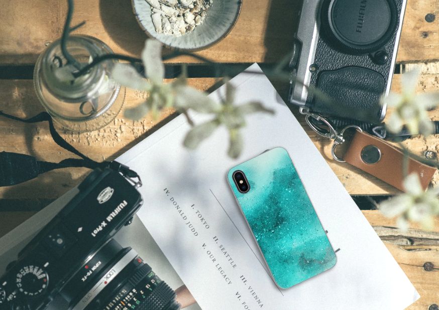 Hoesje maken Apple iPhone X | Xs Painting Blue