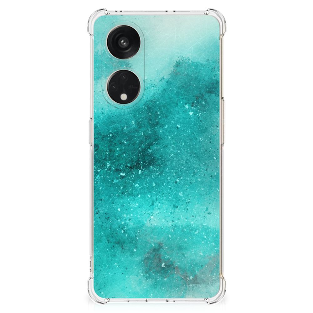 Back Cover OPPO A98 Painting Blue
