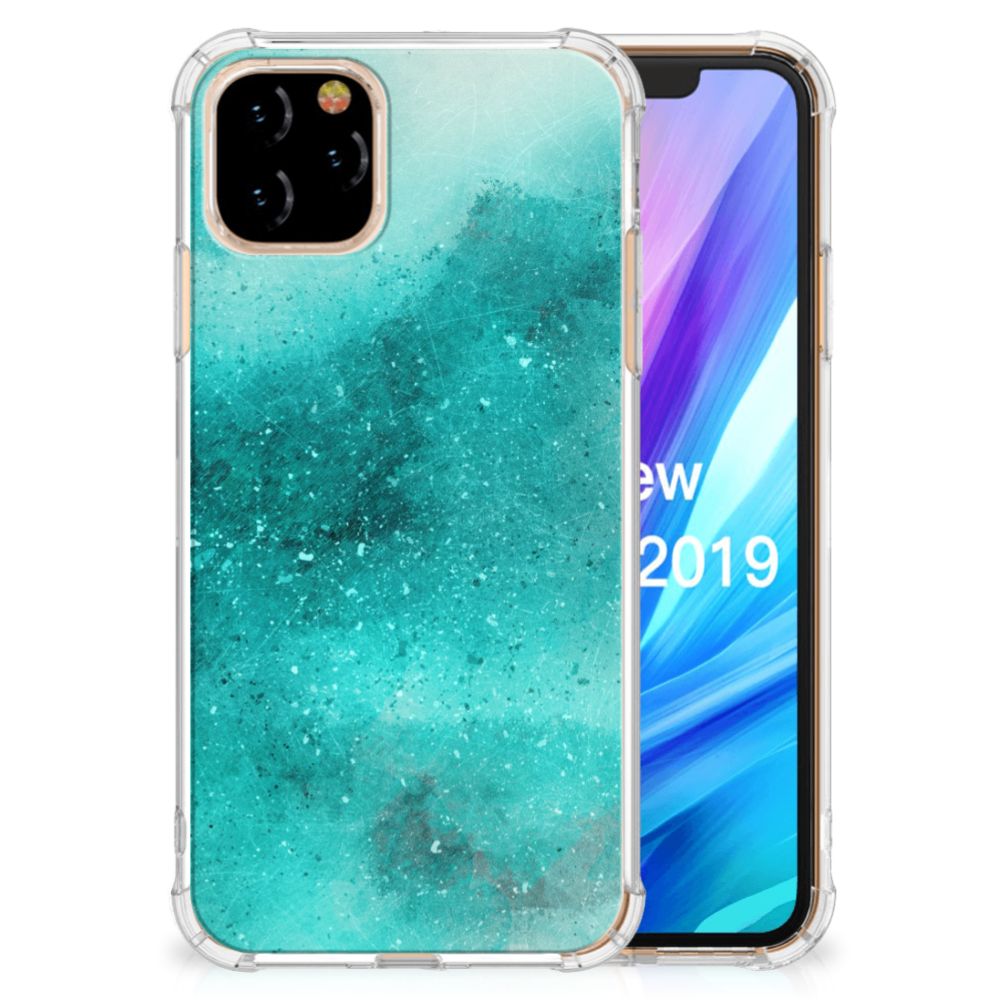 Back Cover Apple iPhone 11 Pro Painting Blue