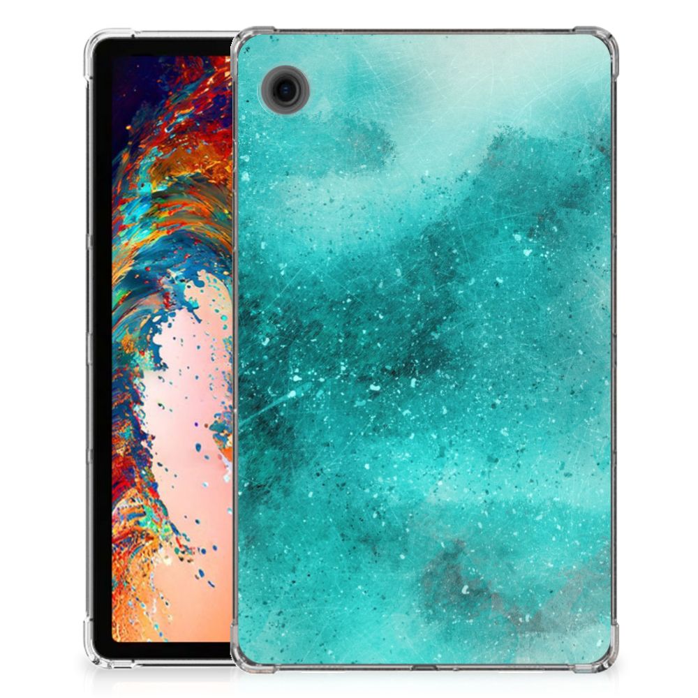 Tablethoes Samsung Galaxy Tab A9 Painting Blue