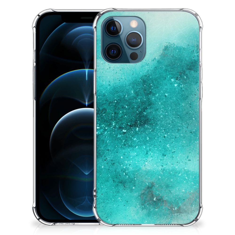 Back Cover iPhone 12 | 12 Pro Painting Blue