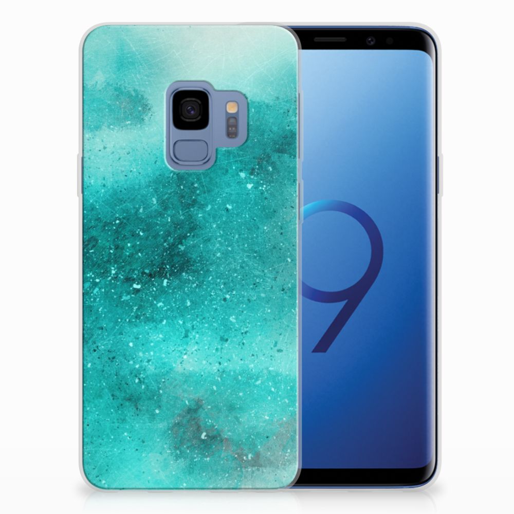 Hoesje maken Samsung Galaxy S9 Painting Blue