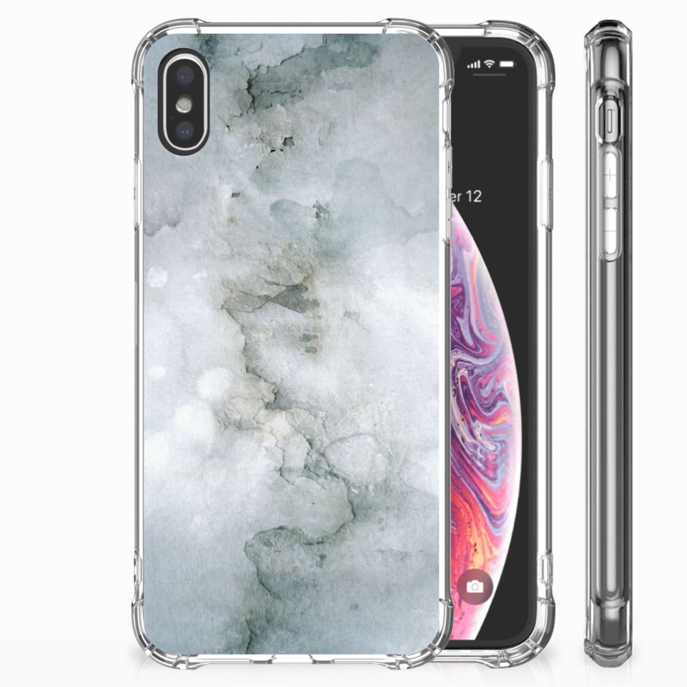 Back Cover Apple iPhone Xs Max Painting Grey