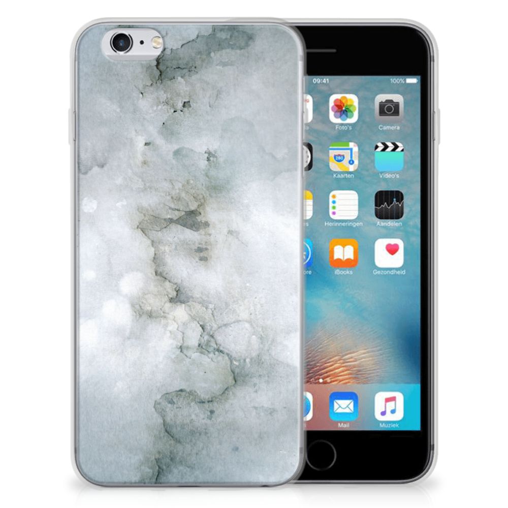 Apple iPhone 6 | 6s Uniek TPU Hoesje Painting Grey