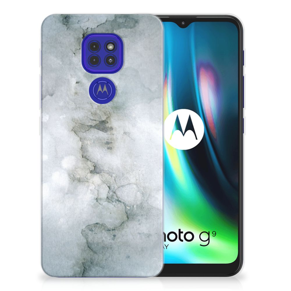 Hoesje maken Motorola Moto G9 Play | E7 Plus Painting Grey