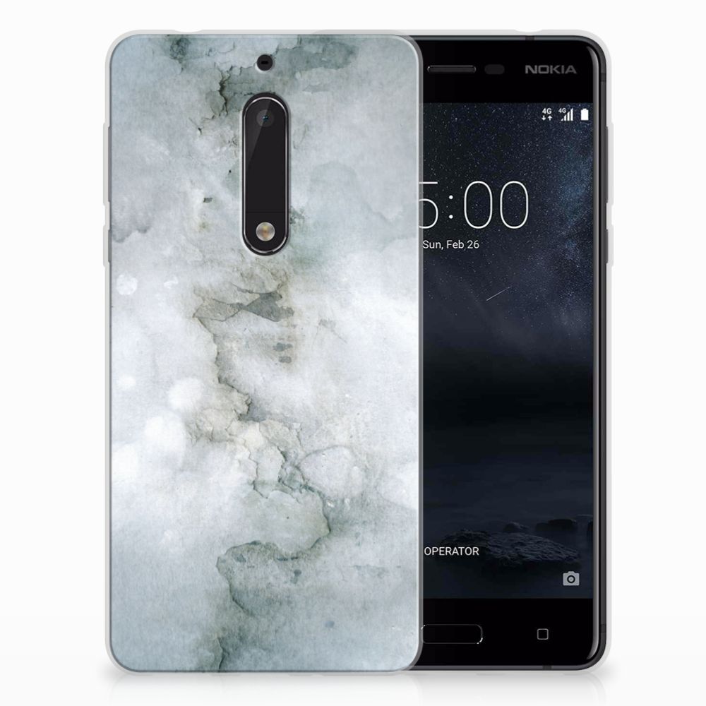 Hoesje maken Nokia 5 Painting Grey