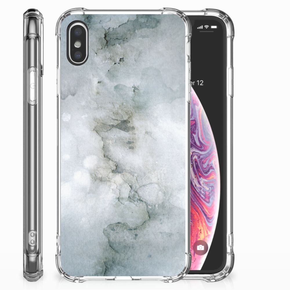 Back Cover Apple iPhone Xs Max Painting Grey
