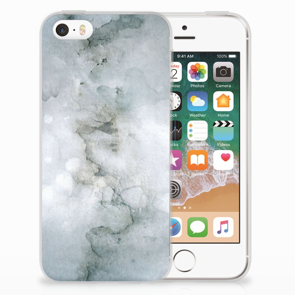 Hoesje maken Apple iPhone SE | 5S Painting Grey