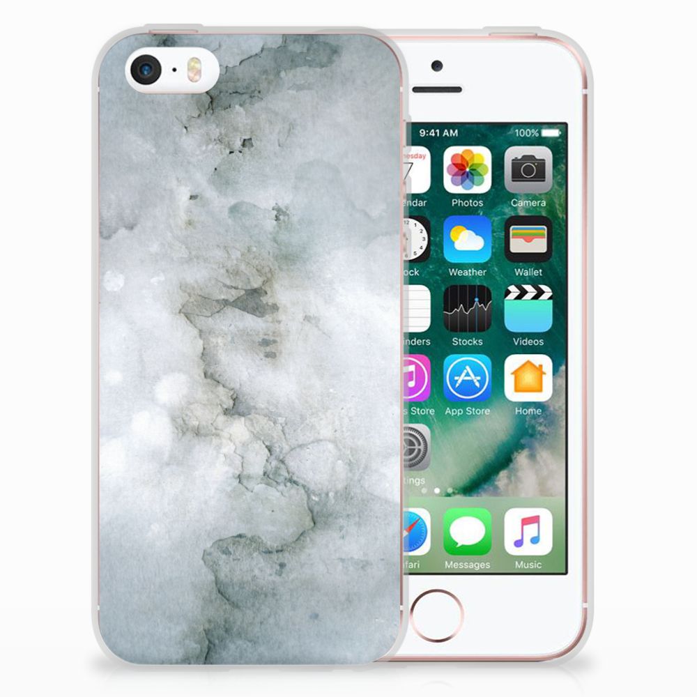 Hoesje maken Apple iPhone SE | 5S Painting Grey