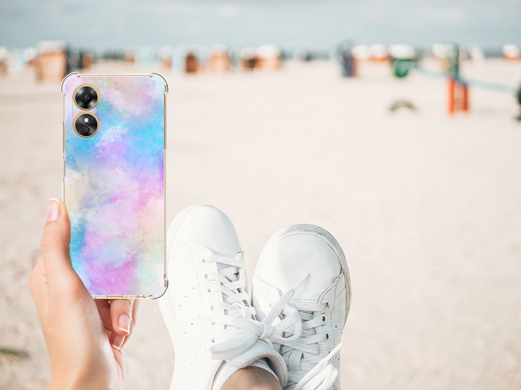 Back Cover OPPO A17 Watercolor Light