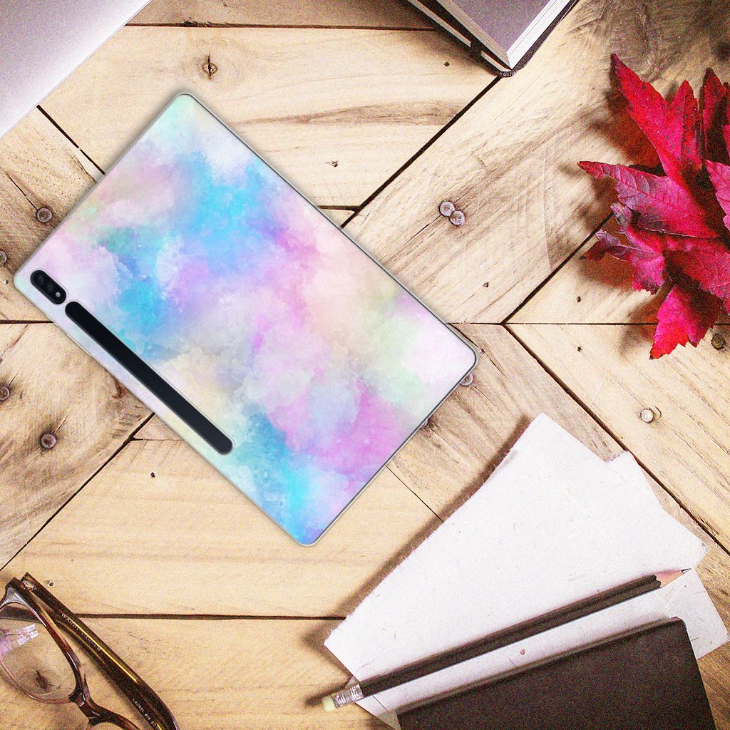 Tablethoes Samsung Galaxy Tab S7 Plus | S8 Plus Watercolor Light