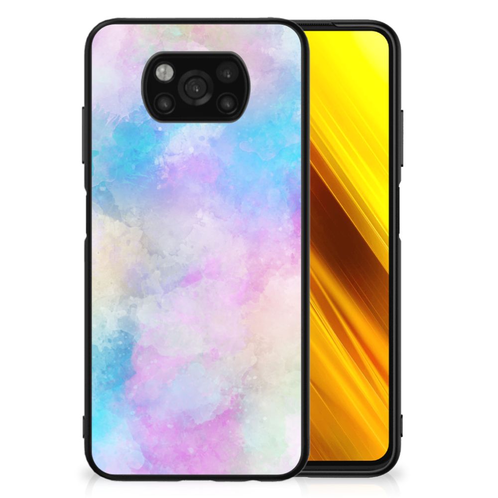 Kleurrijke Telefoonhoesje Xiaomi Poco X3 | X3 Pro Watercolor Light