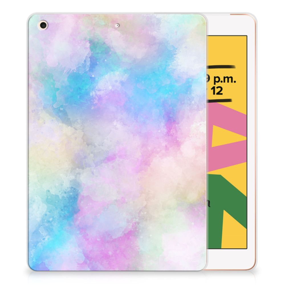 Tablethoes Apple iPad 10.2 | iPad 10.2 (2020) | 10.2 (2021) Watercolor Light