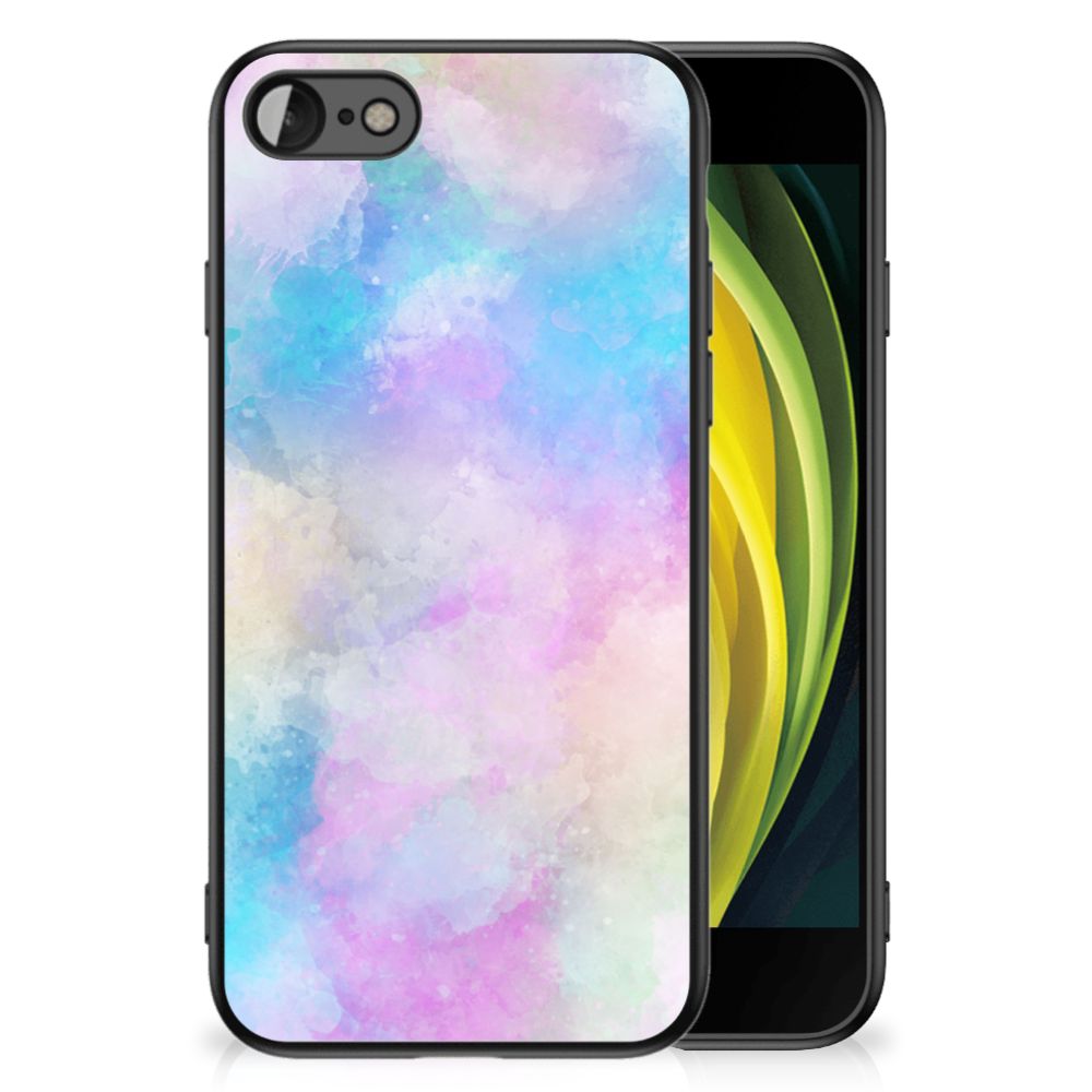 Kleurrijke Telefoonhoesje iPhone SE 2022 | SE 2020 | 7/8 Watercolor Light