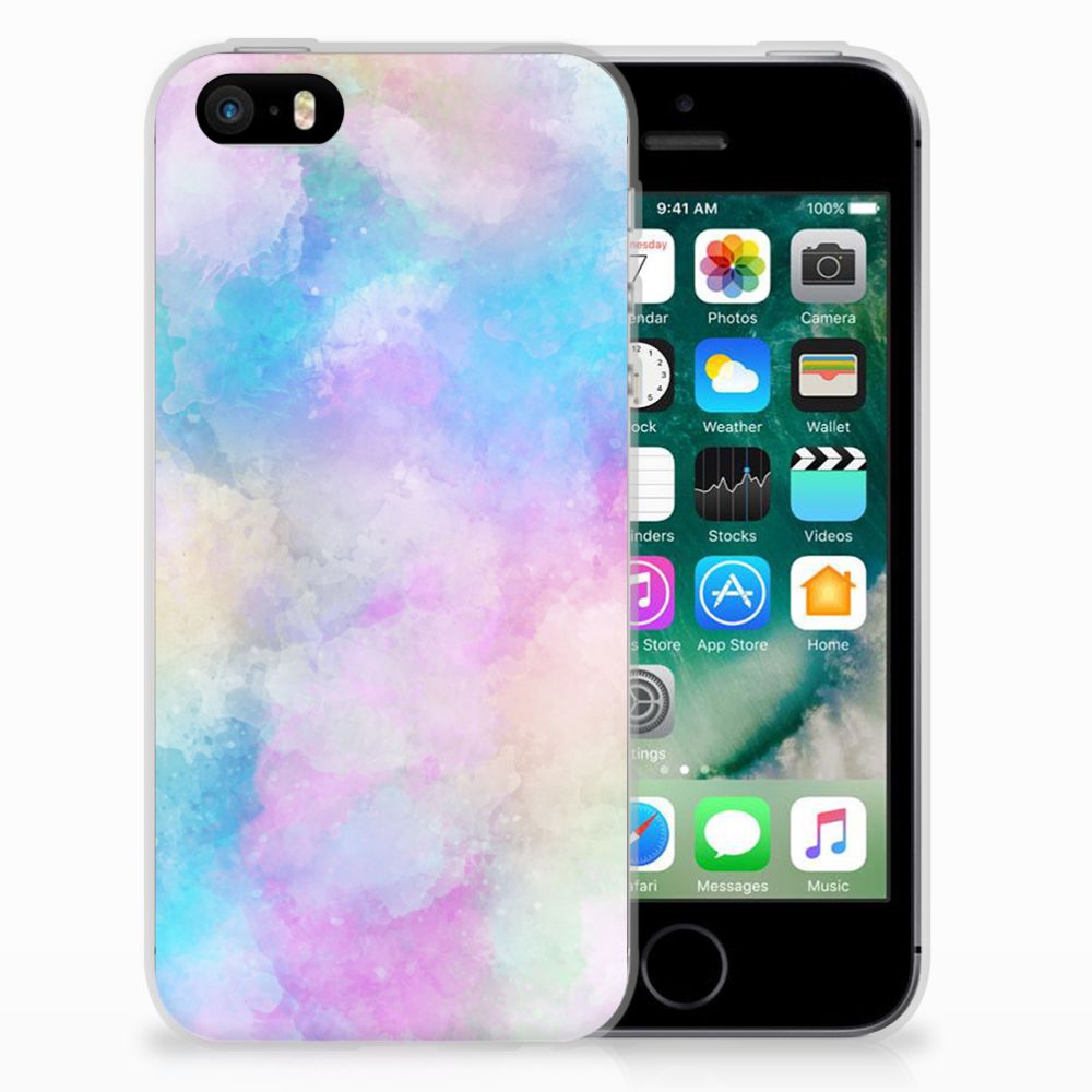 Apple iPhone SE | 5S Uniek TPU Hoesje Watercolor Light
