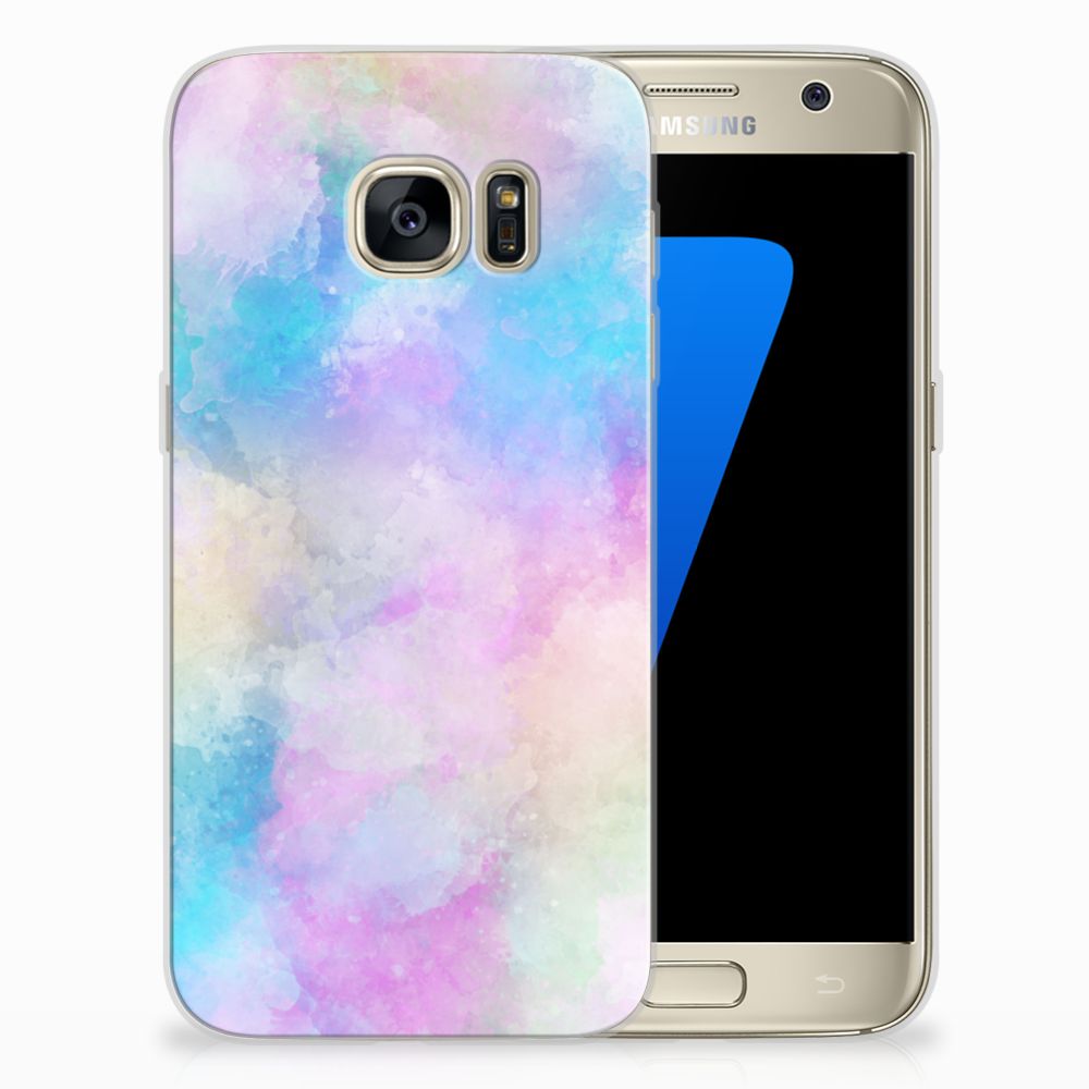 Hoesje maken Samsung Galaxy S7 Watercolor Light