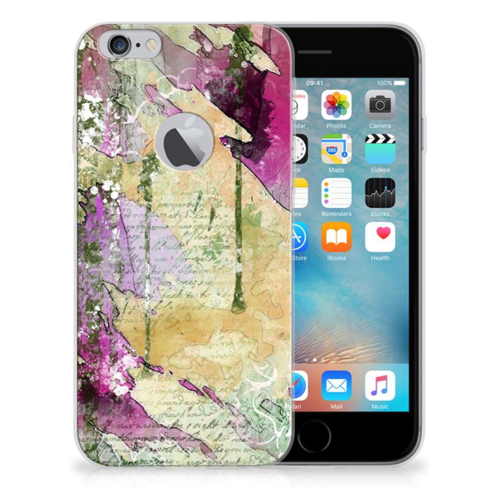 Apple iPhone 6 Plus | 6s Plus Uniek TPU Hoesje Letter Painting