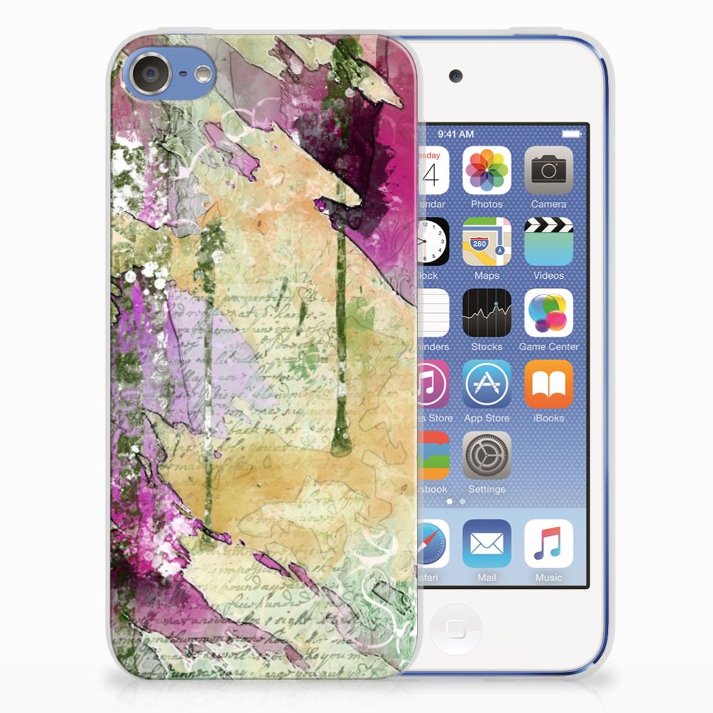 Apple iPod Touch 5 | 6 Uniek TPU Hoesje Letter Painting
